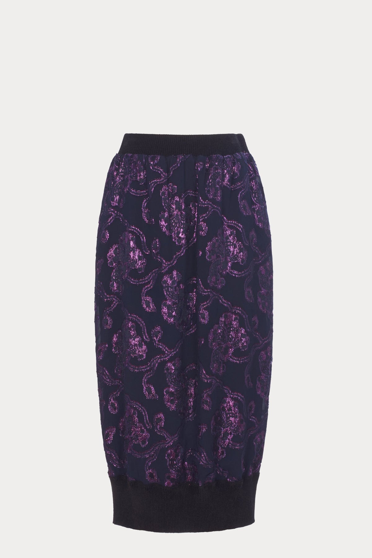 Vine Skirt Midnight Purple