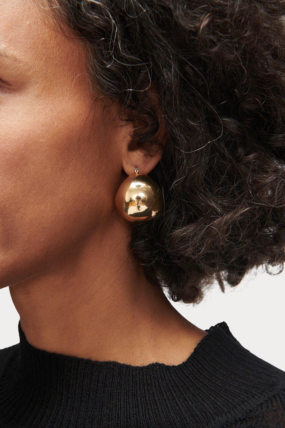 Large Keel Hoop Gold