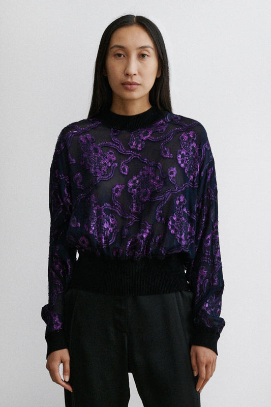 Notte Top Midnight Purple