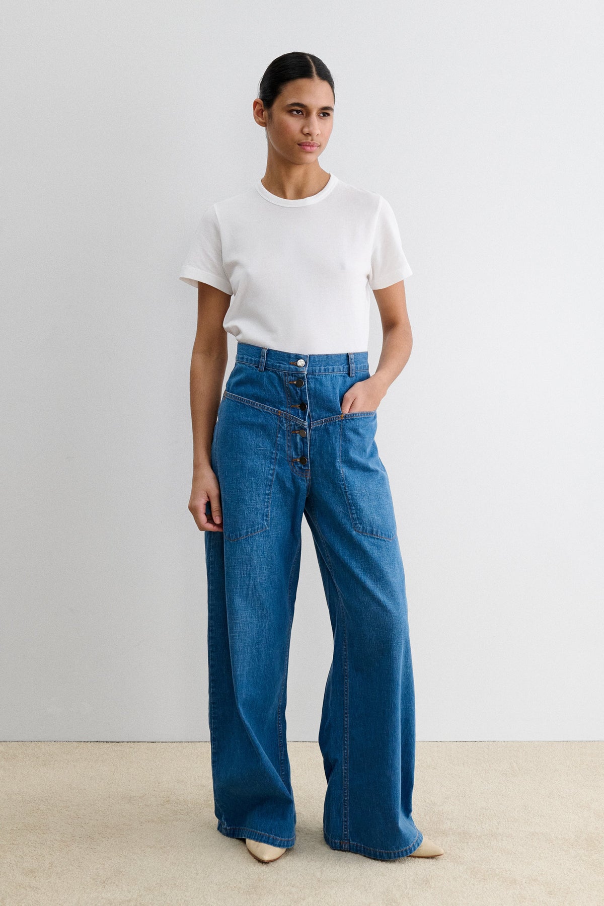 Angle Pant Indigo