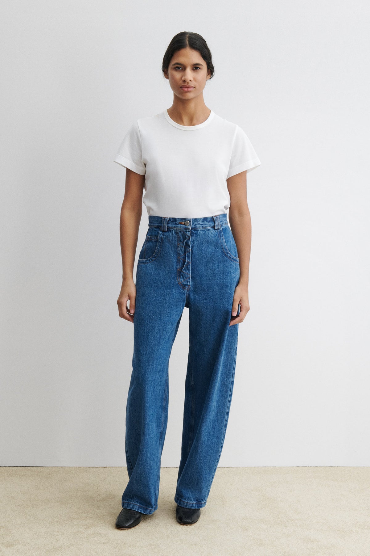 Snap Pant Cool Indigo