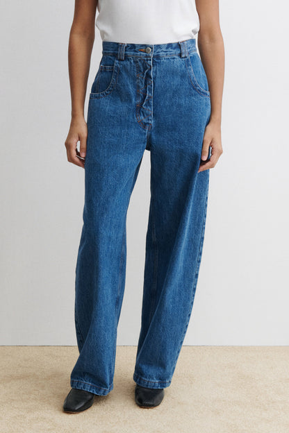Snap Pant Cool Indigo