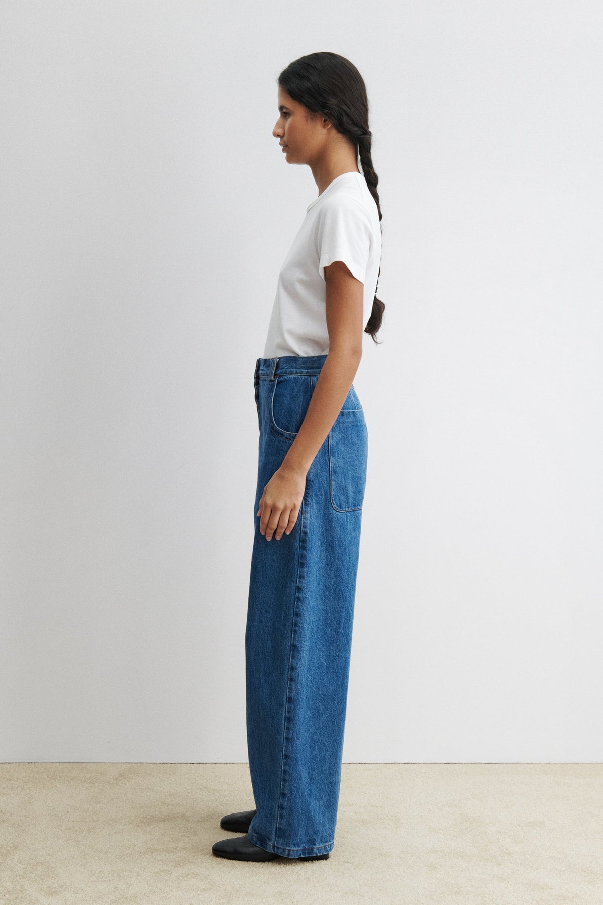 Snap Pant Cool Indigo