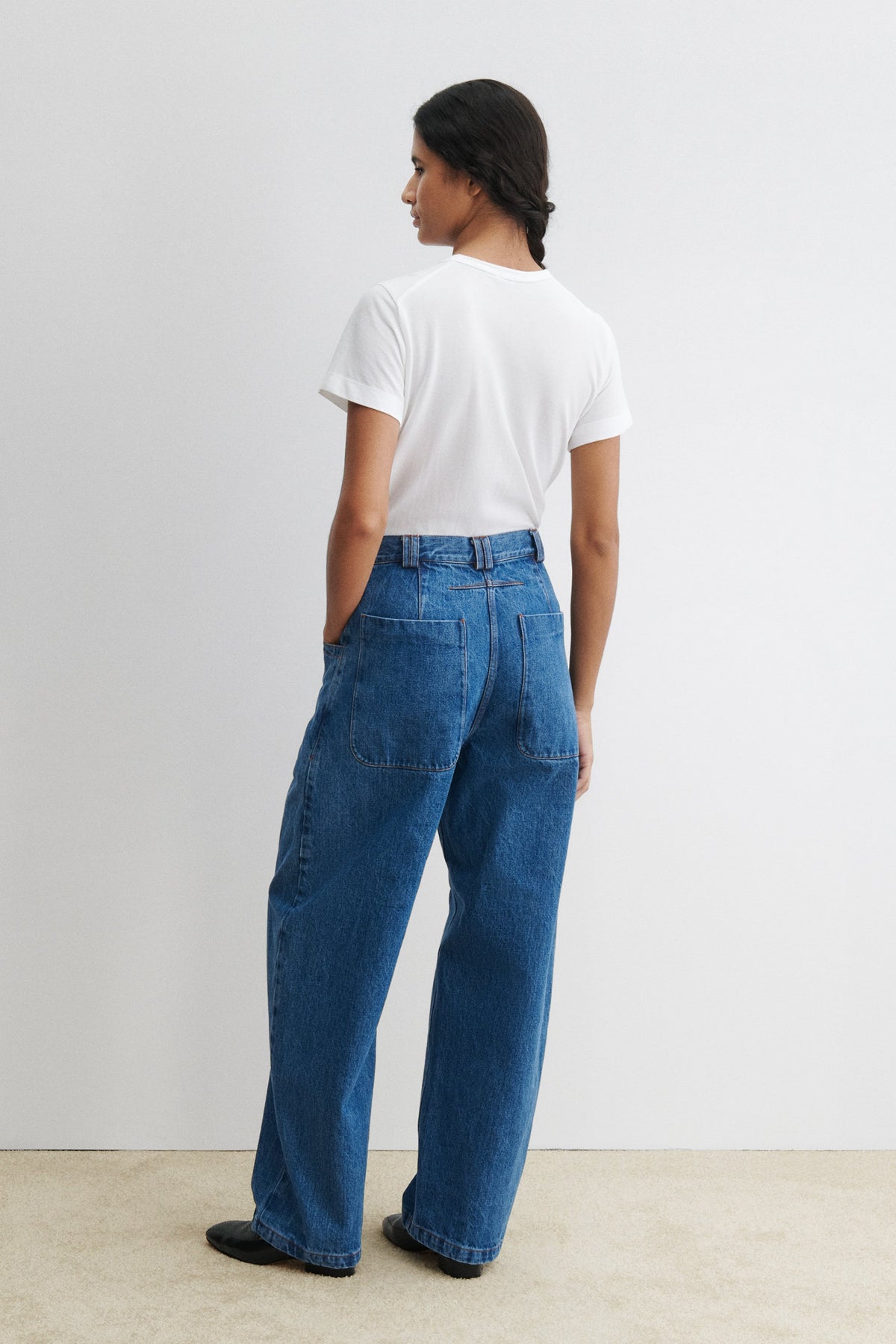 Snap Pant Cool Indigo