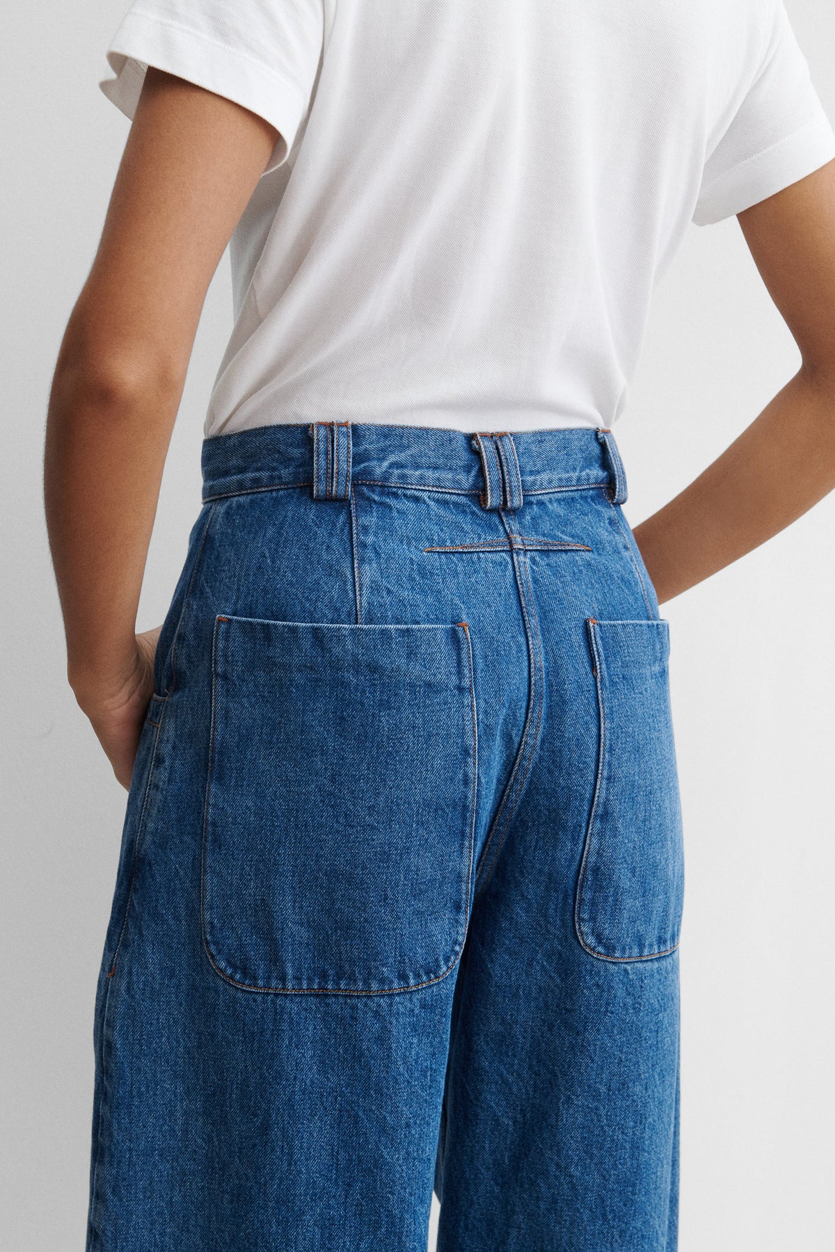Snap Pant Cool Indigo