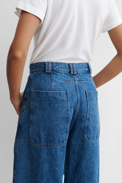 Snap Pant Cool Indigo
