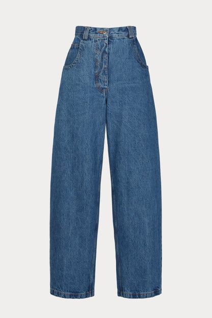 Snap Pant Cool Indigo