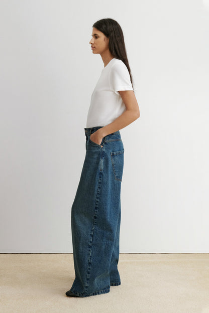 Dottir Pant Aged Indigo