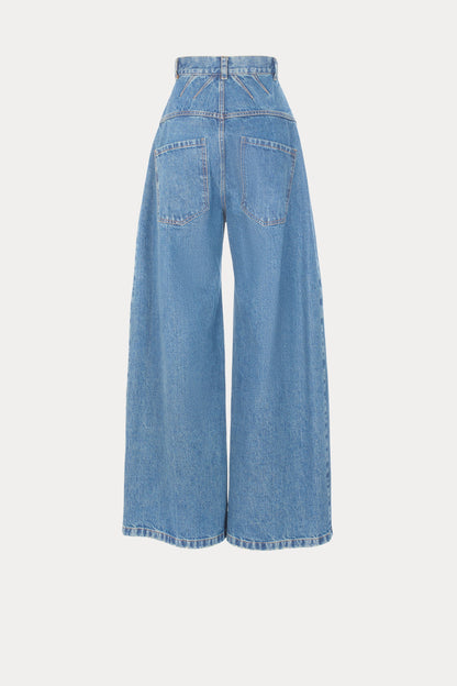 Mae Pant Aged Indigo
