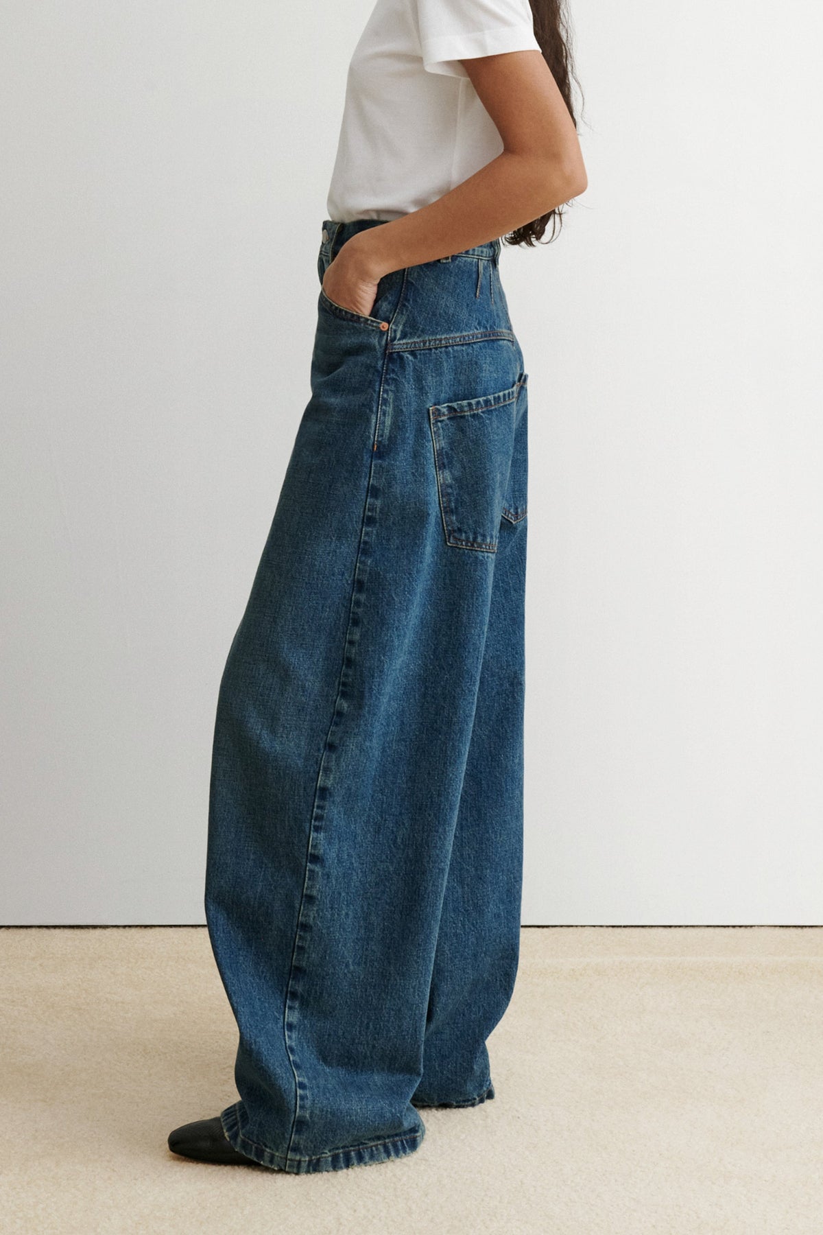 Mae Pant Aged Indigo
