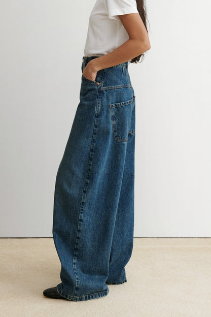 Mae Pant Aged Indigo