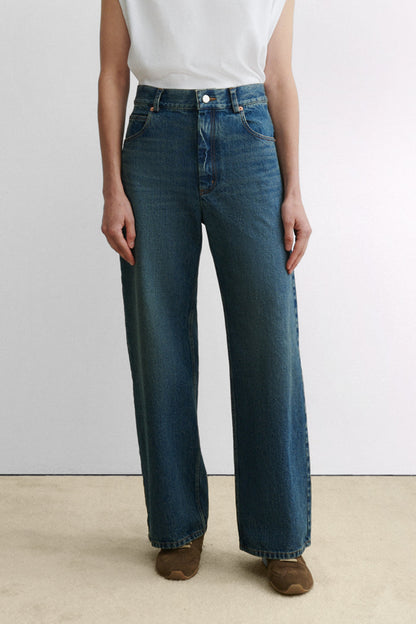 Puerto Pant Aged Indigo