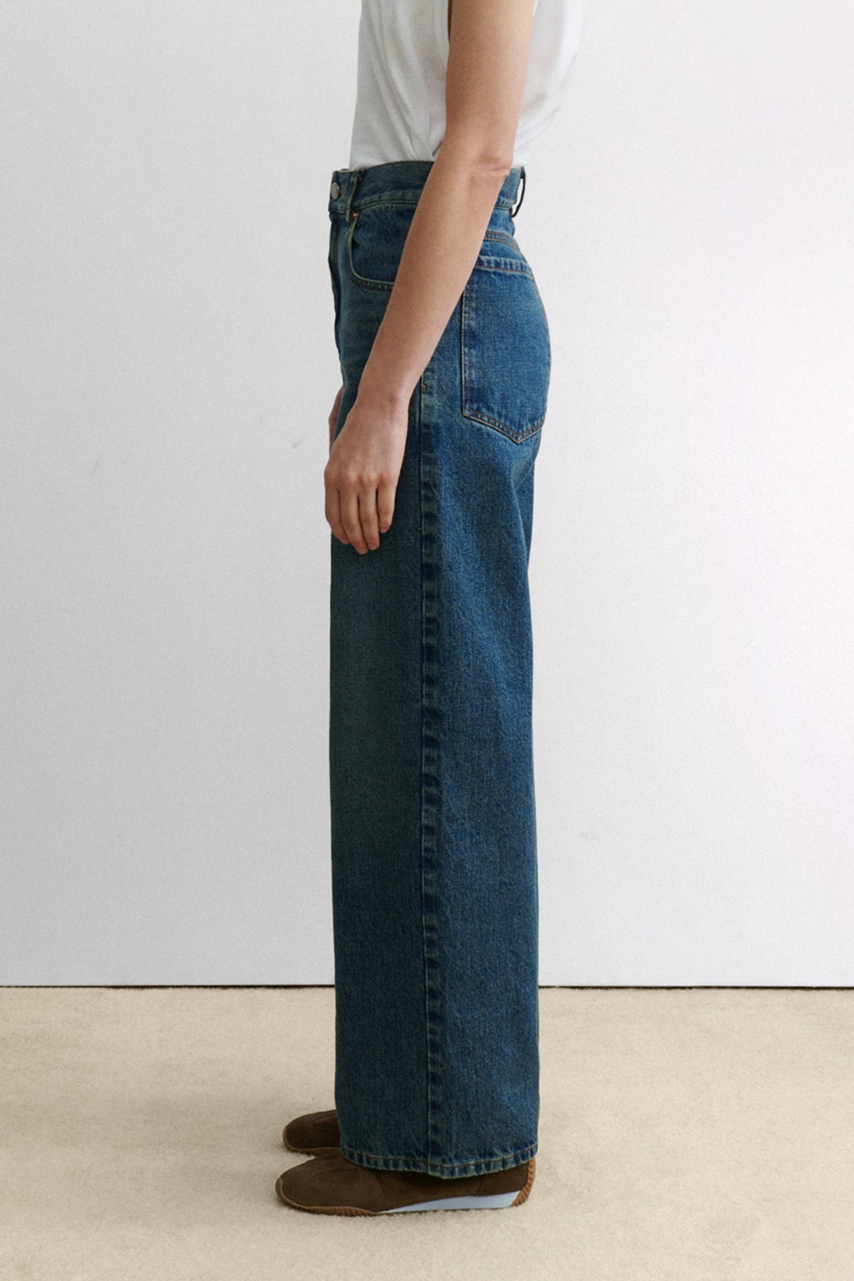 Puerto Pant Aged Indigo