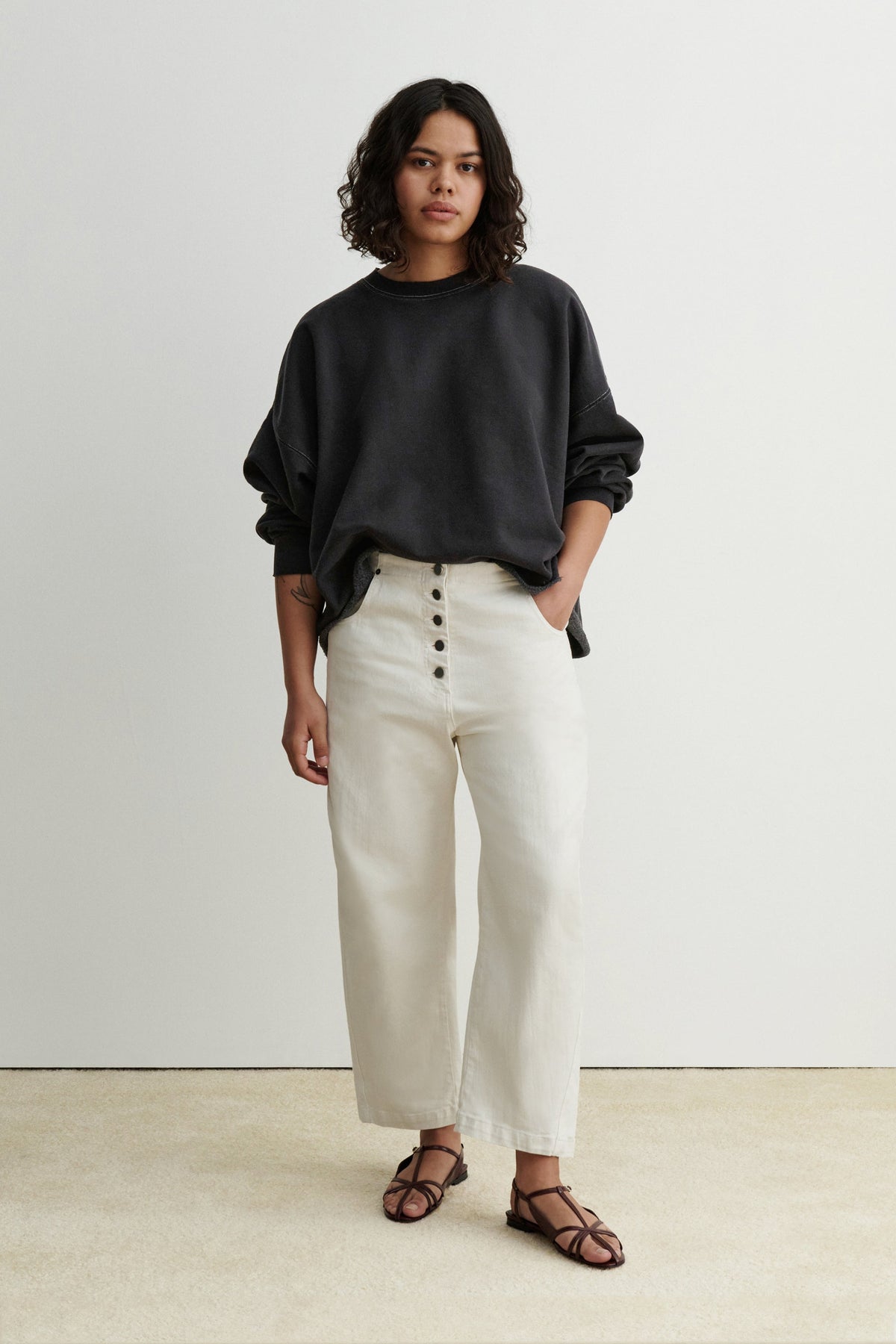 Elkin Pant White