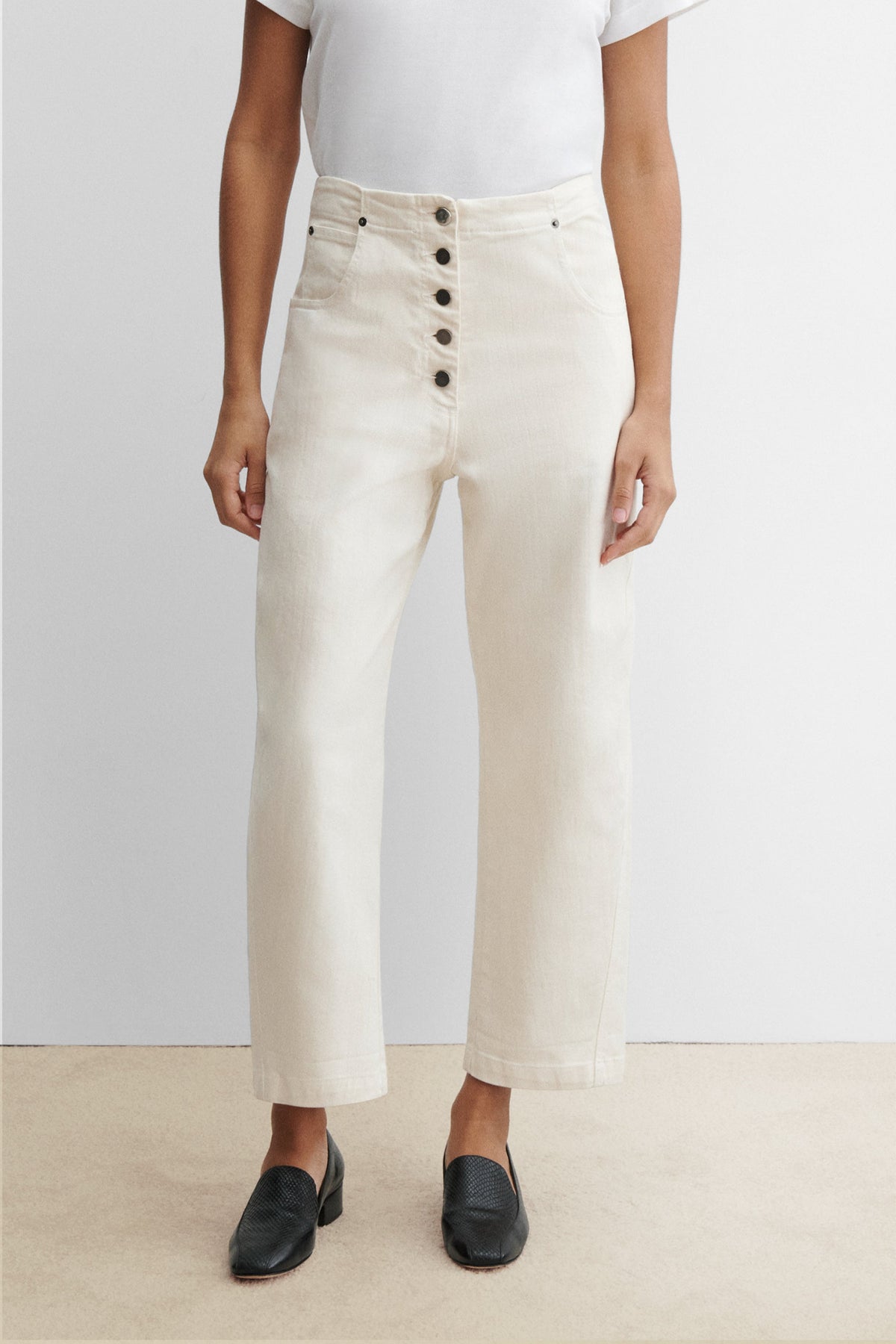 Elkin Pant White