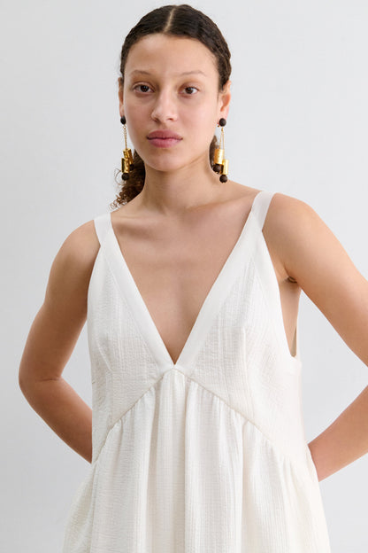 Cursley Dress White