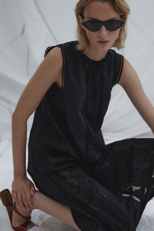 Fallen Dress Black