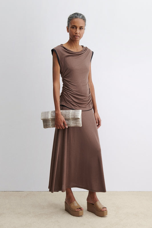 Hilder Dress Brown