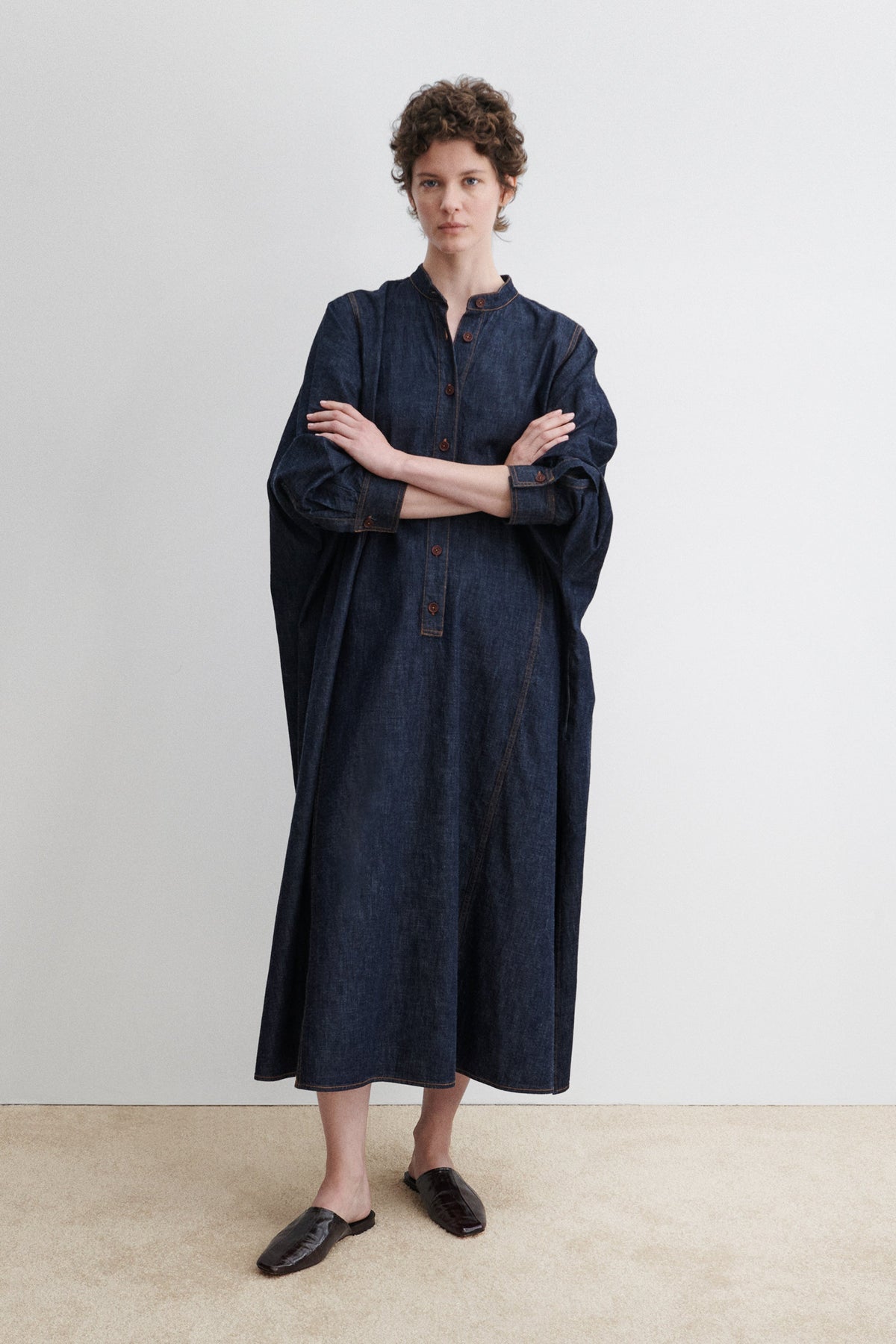 Solicitous Dress Indigo
