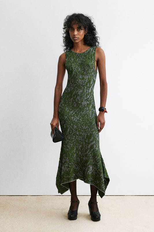Auli Dress Dove-Green