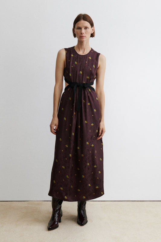 Noah Dress Bordeaux