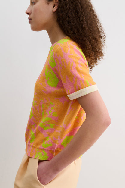 Inez Top Orange Obscura