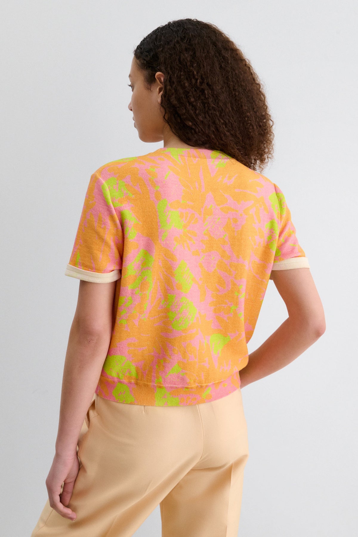 Inez Top Orange Obscura