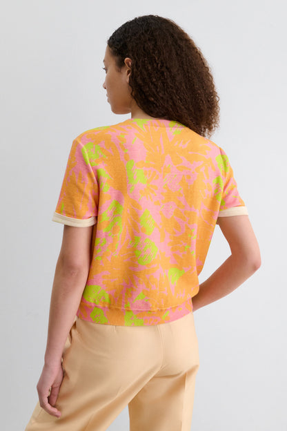 Inez Top Orange Obscura