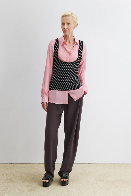 Naro Tank Diagonal Stripe