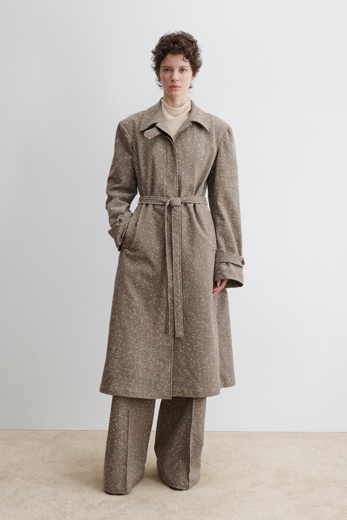 Mosey Jacket Brown Herringbone
