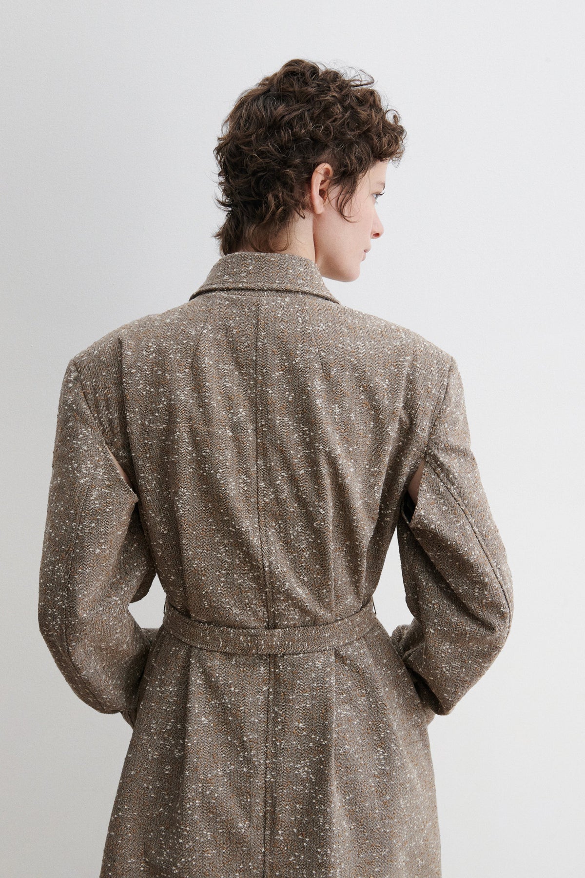 Mosey Jacket Brown Herringbone