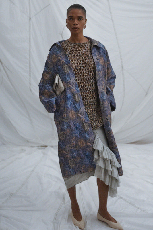 Escott Coat Blue