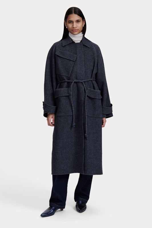 Alves Trench Black\/Grey