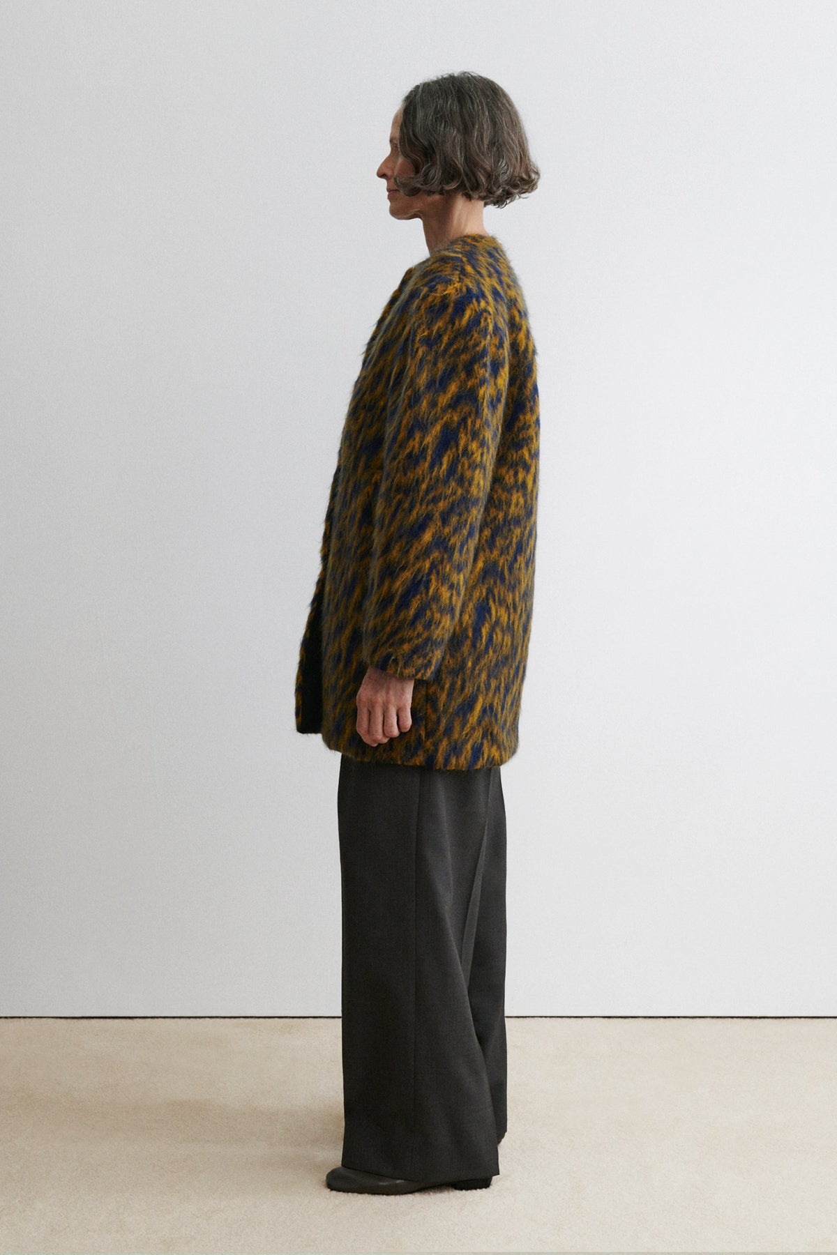 Cosum Coat Blue Ochre