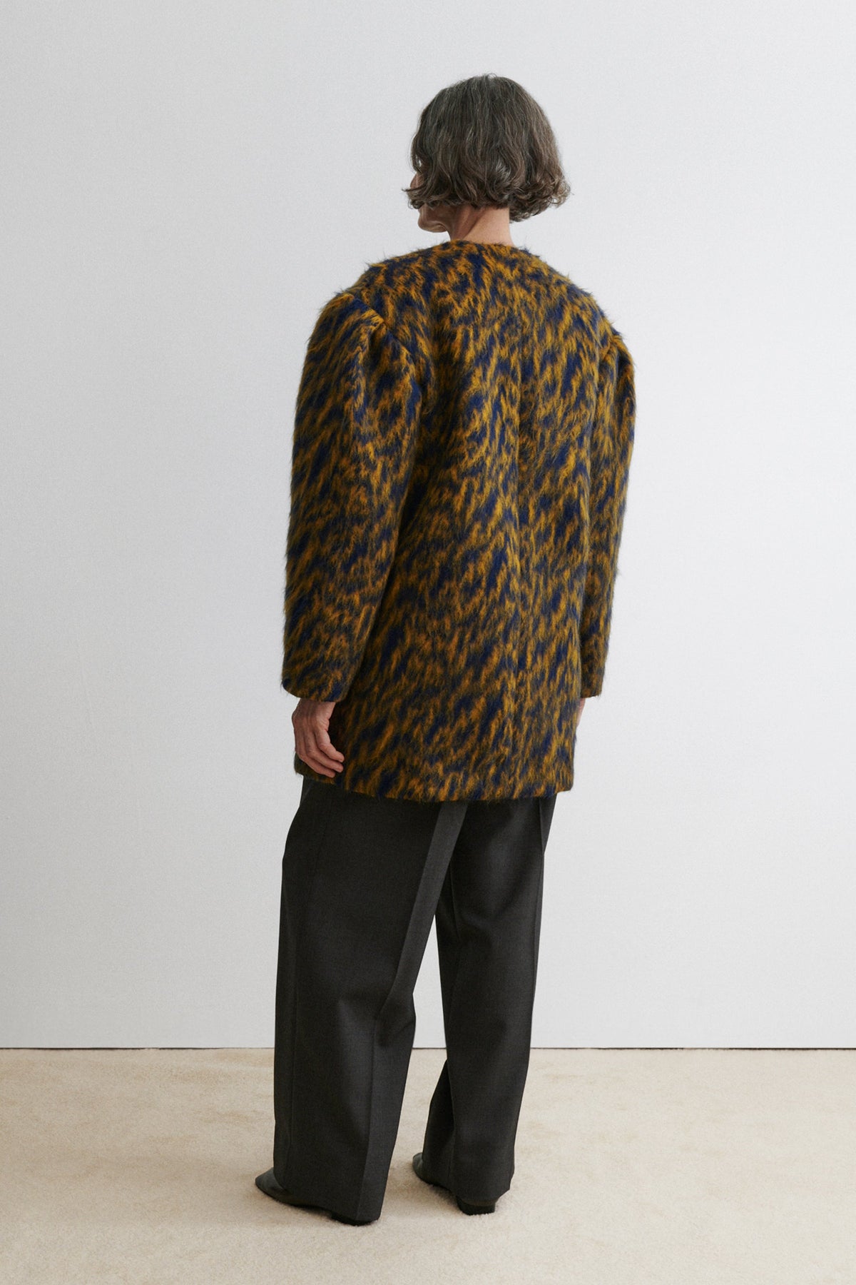 Cosum Coat Blue Ochre