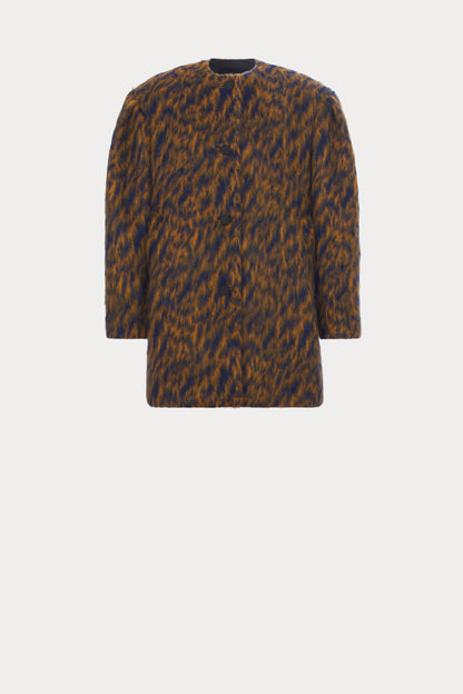 Cosum Coat Blue Ochre