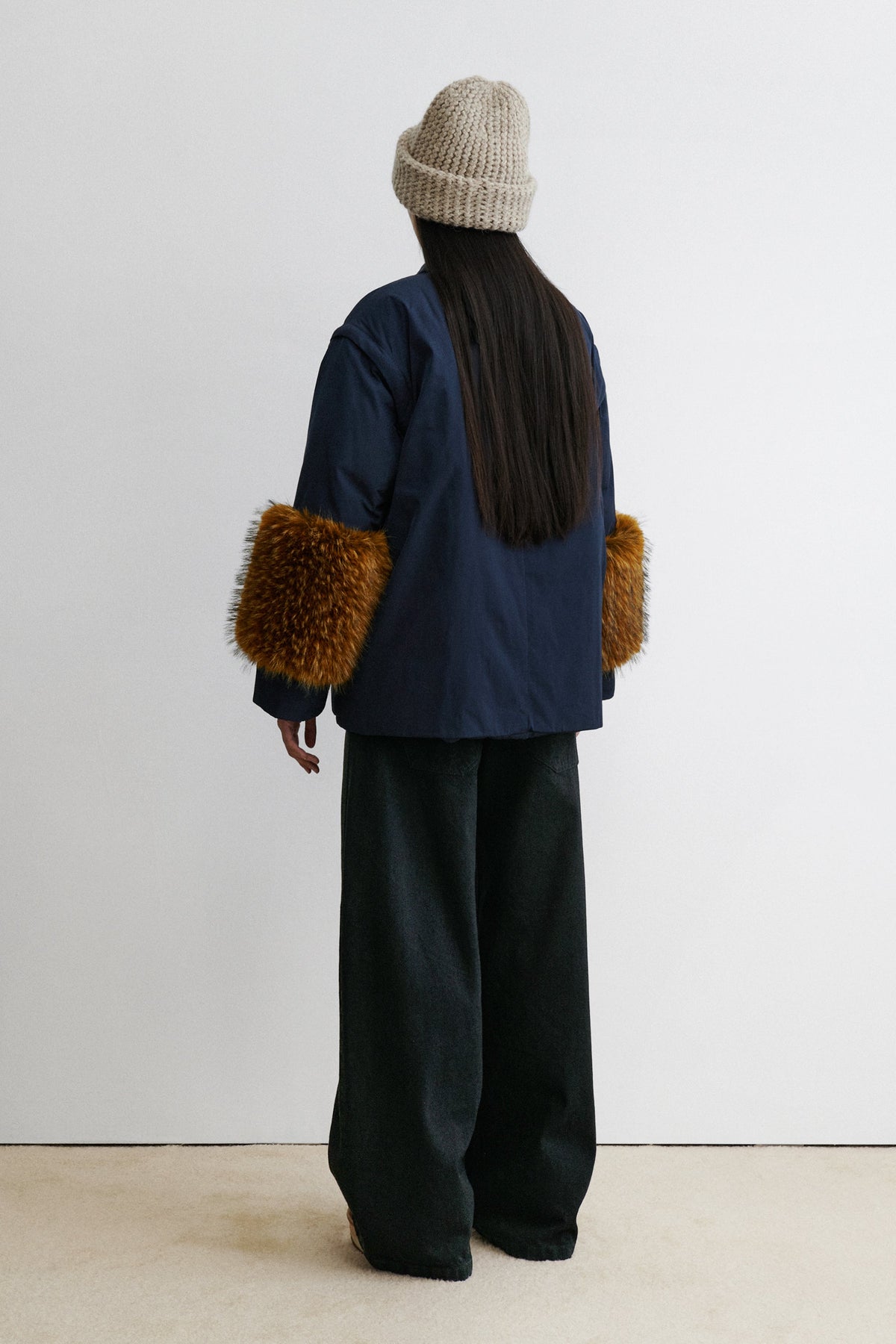 Muff Coat Navy