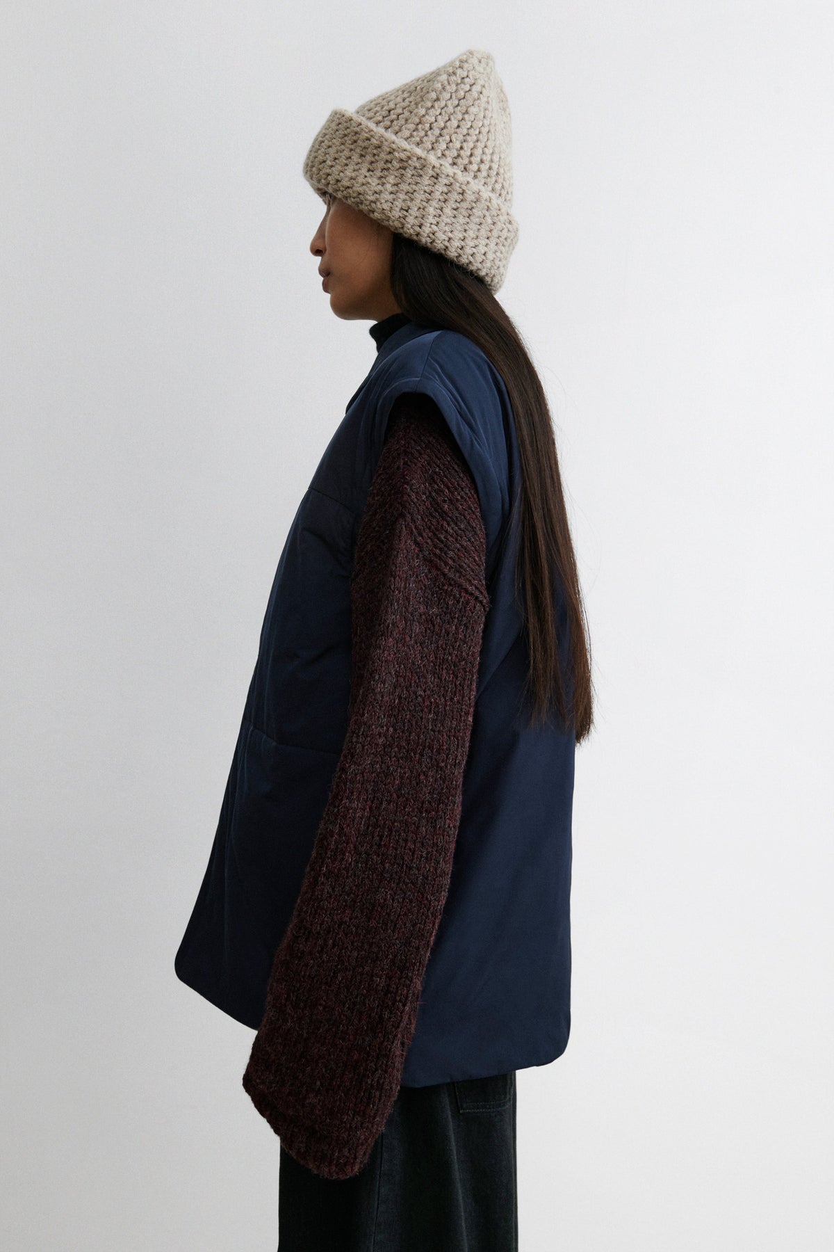 Muff Coat Navy
