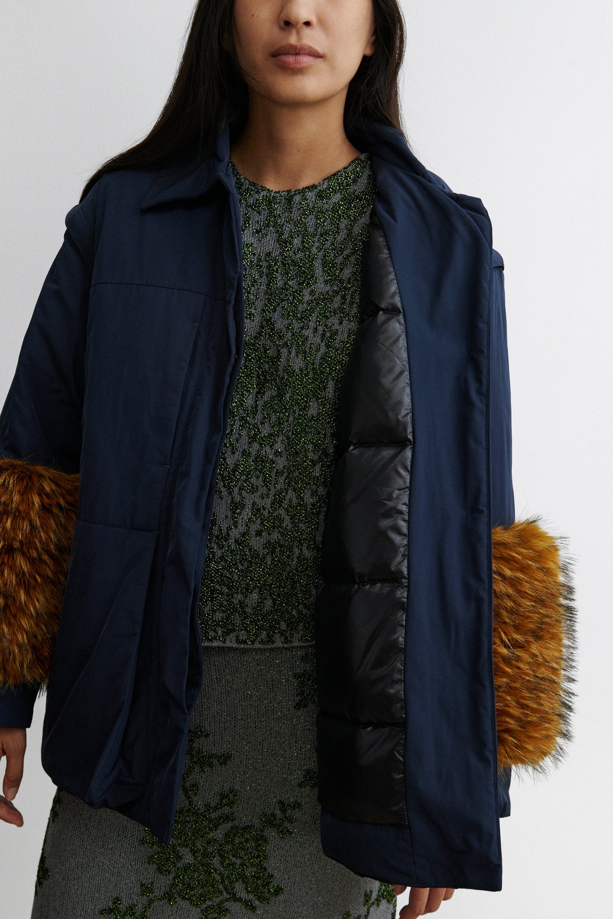Muff Coat Navy