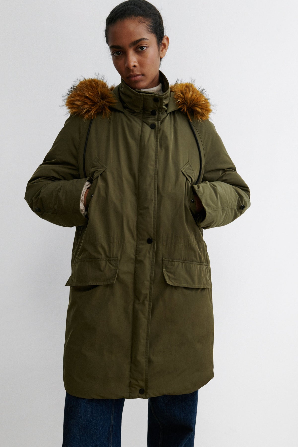 Thyra Coat Olive