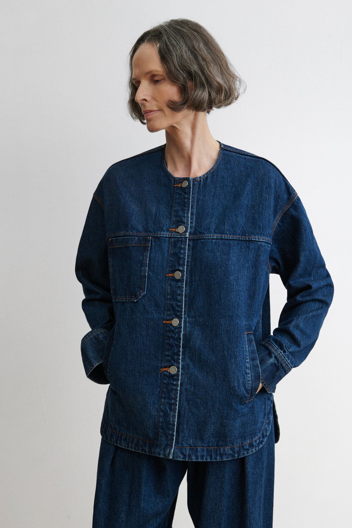 Delaney Jacket Muddy Indigo