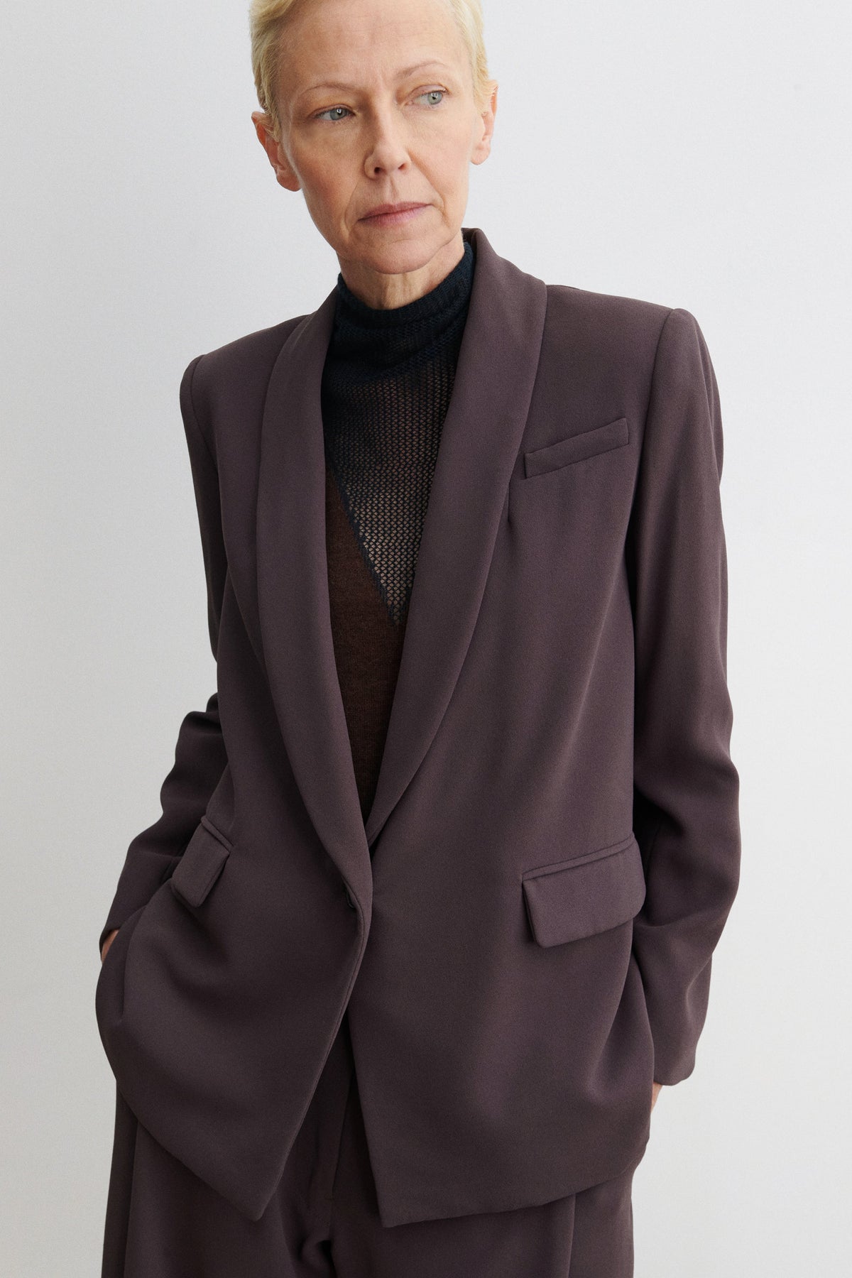 Lang Blazer Bark