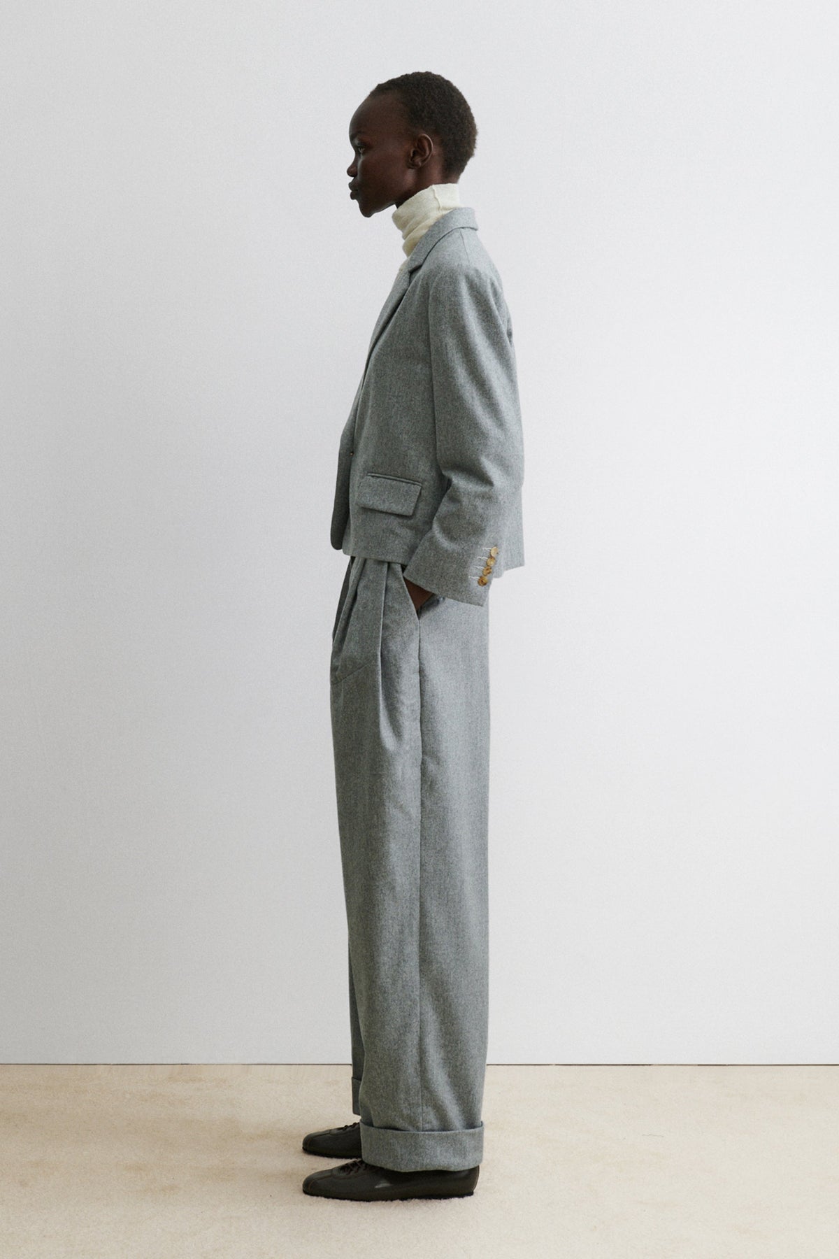 Bolt Blazer Light Grey