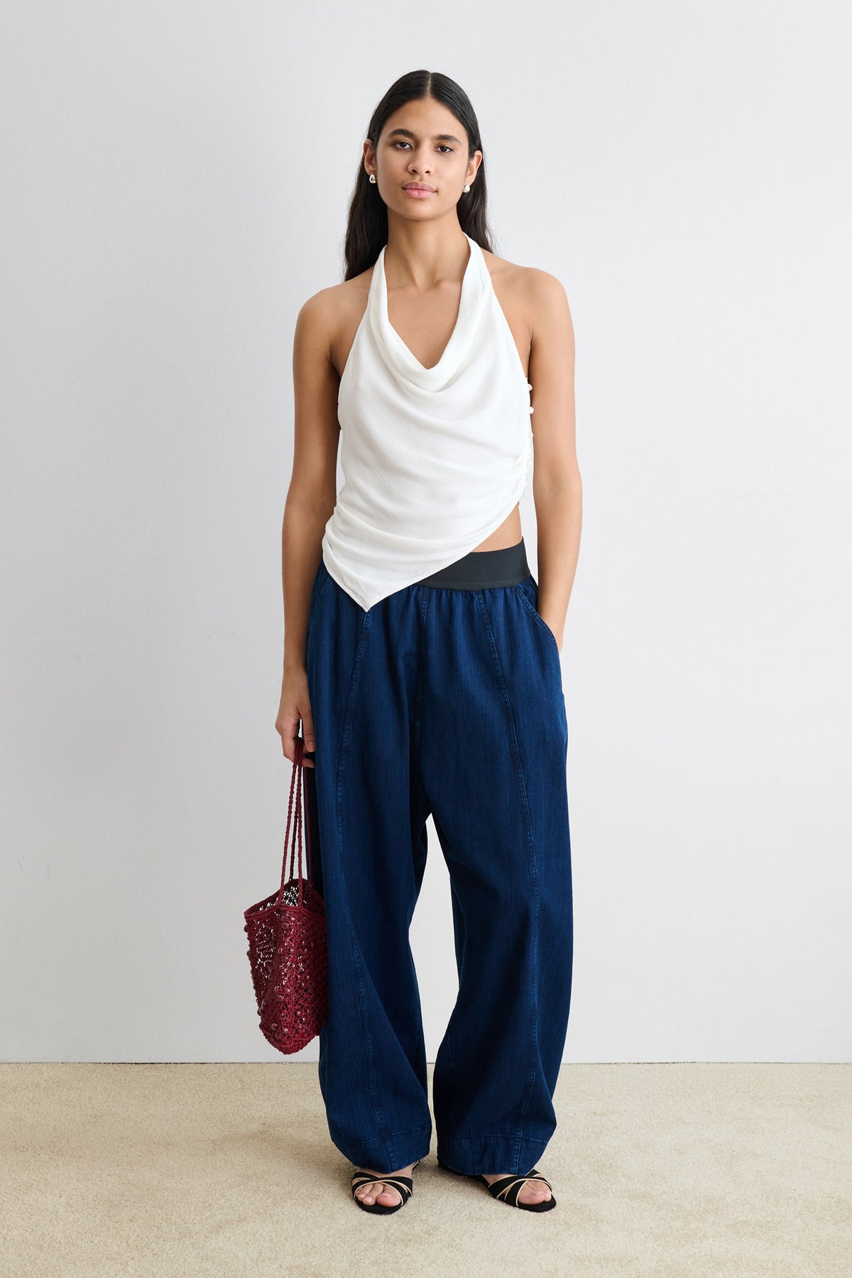 Beaulieu Halter Top Off White