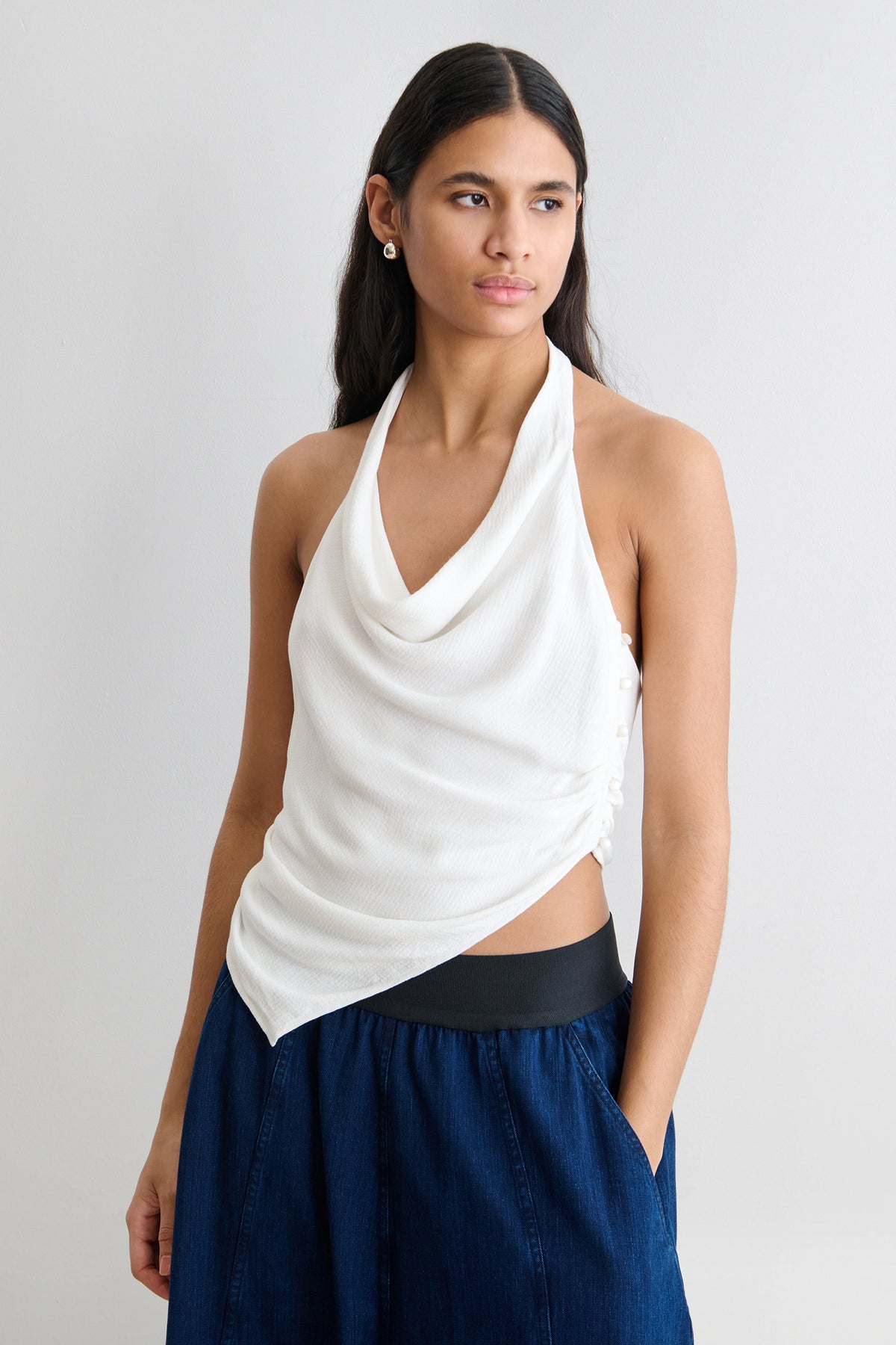 Beaulieu Halter Top Off White