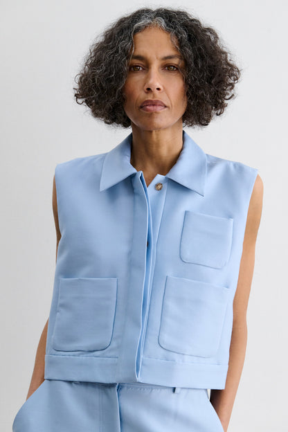 Hanley Vest Sky Blue
