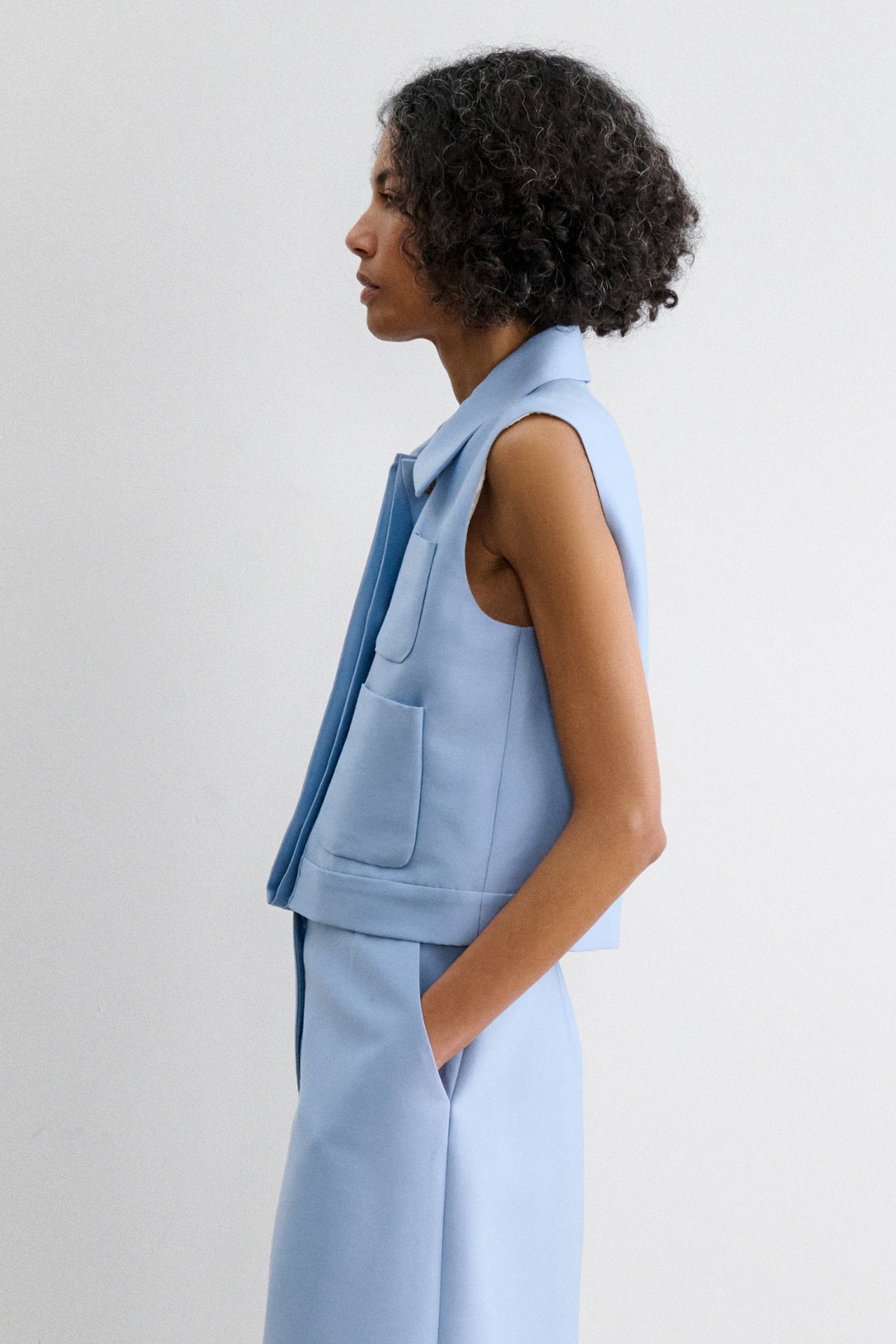 Hanley Vest Sky Blue