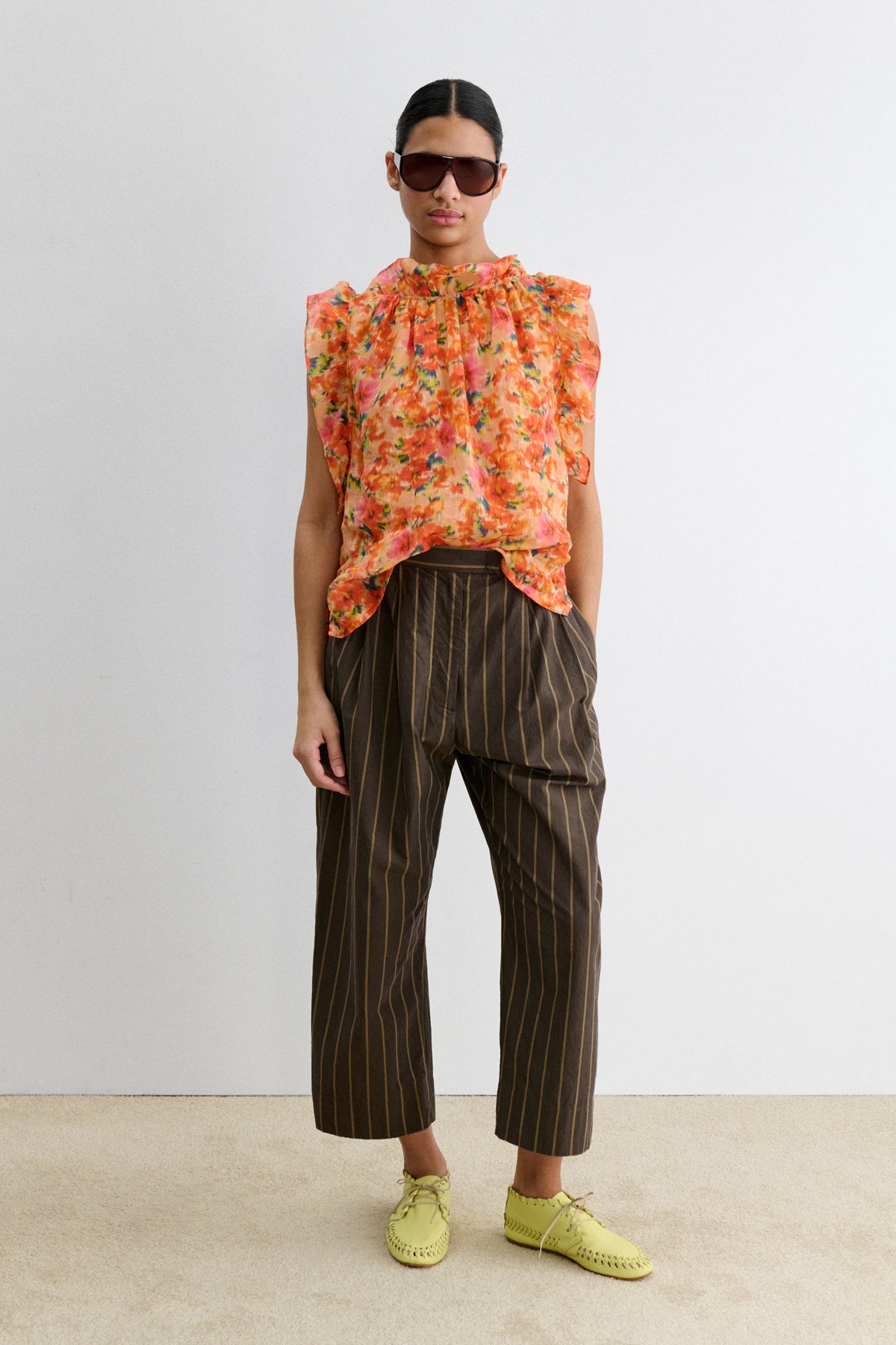 New Via Top Orange
