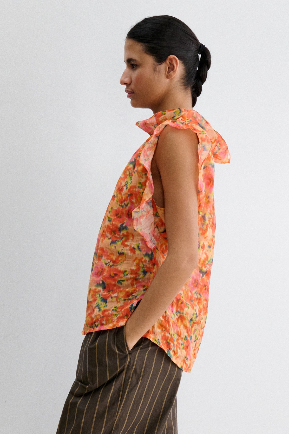 New Via Top Orange