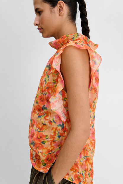 New Via Top Orange